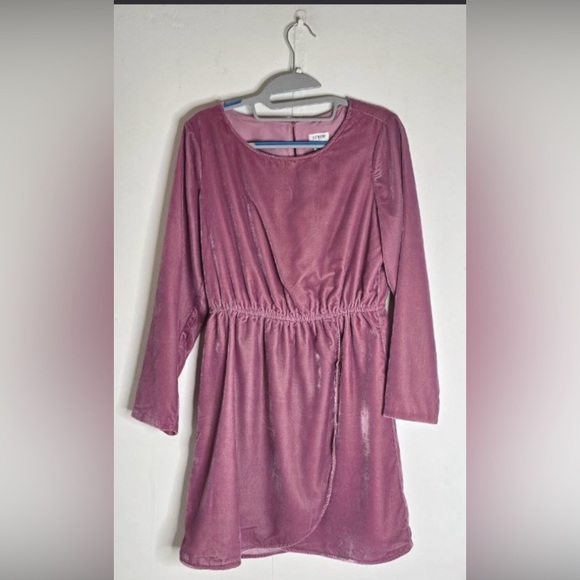 J. Crew Factory Dresses & Skirts - J Crew Factory Tulip Hem Velvet Wrap Dress Size 4 NWOT